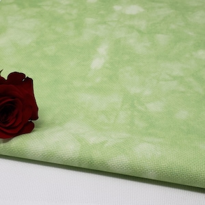 Granny Smith - Hand Dyed Effect // Cross Stitch Fabric // Choose from Aida, Evenweave  Linen or Quilt / Embroidery