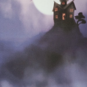 Halloween on a Hill // Cross Stitch Fabric // Choose from Aida, Evenweave  Linen or Quilt / Embroidery. Pt. Lugana Cashel