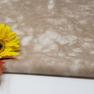 Cafe au Lait Hand Dyed Effect // Cross Stitch Fabric // Choose from Aida, Evenweave  Linen or Quilt / Embroidery. Pt. Lugana Cashel