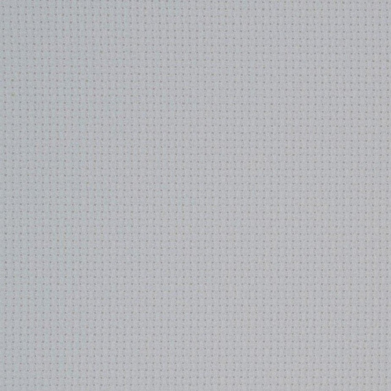 Stina スティナ embroidery gray M Hazy Grey Solid Cross Stitch Fabric, Textured, Aida Evenweave