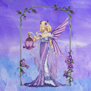 Bluebell Fairy Cross-stitch chart