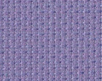 Deep Hyacinth Solid // Cross Stitch Fabric // Choose from Aida, Evenweave  Linen or Quilt / Embroidery. Pt. Lugana Cashel