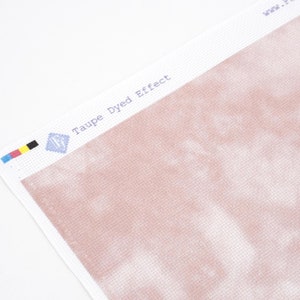 Taupe - Hand Dyed Effect// Cross Stitch Fabric // Choose from Aida, Evenweave  Linen or Quilt / Embroidery. Pt. Lugana Cashel