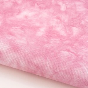 Cherry Blossom - Hand Dyed Effect // Cross Stitch Fabric // Choose from Aida, Evenweave  Linen or Quilt / Embroidery.Pt. Lugana Cashel