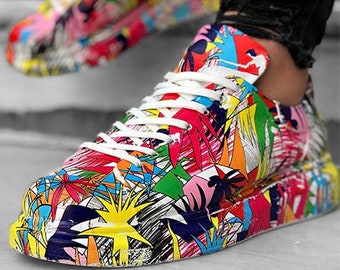 colorful sneakers