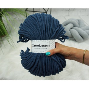 makrame yarn crochet string string 100 meters decor craft DIY cord macrame cord Cotton rope knitting cord cotton string 5mm