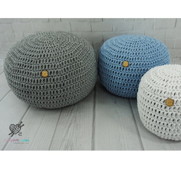 Pouf pouf Pouf de sol Chaises pouf Décor de chambre d'enfant Pouf au crochet Oreiller de méditation Pouf Pouf en corde tricotée Pouf d'extérieur Siège de salon