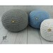 Pouf ottoman Floor pouf Bean bag chairs Nursery decor Crochet pouf Meditation pillow Pouffe Knitted rope pouf Outdoor ottoman Lounge seat 