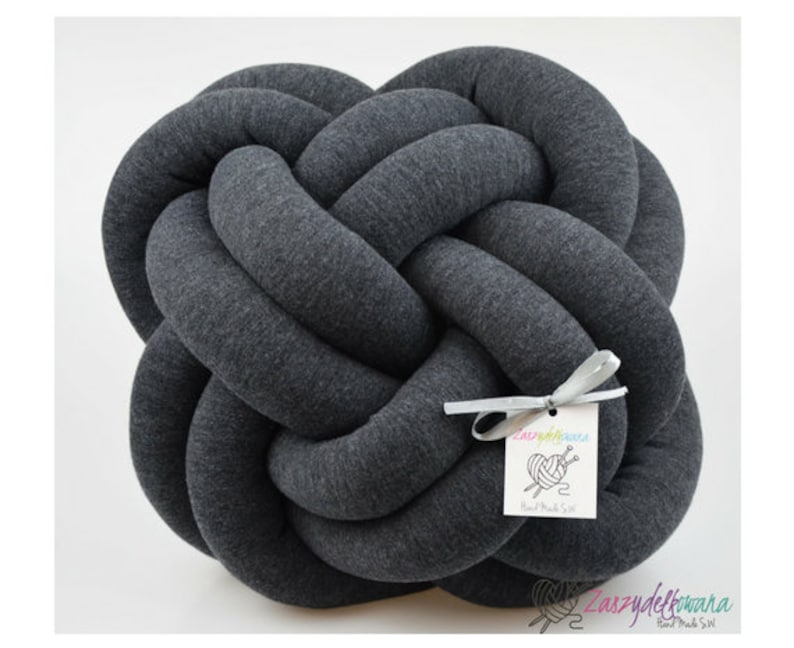 LARGE Knot Pillow Knot Cushion Pillow Decorative Cushion Etsy