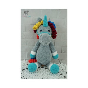 Baby amigurumi Unicorn Crochet unicorn and crochet toy for a newborn or child gift Newborn shower gift or photo session Soft toy Baby gift