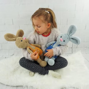 Baby amigurumi Bunny in shorts Crochet bunny and Crochet toy for a newborn or child gift Newborn shower gift or photo session Many colors