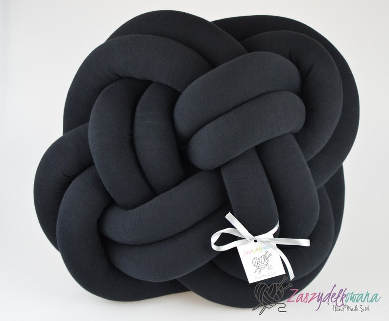 Large Knot Pillow Knot Cushion Scandinavian Home Decor Gift Etsy