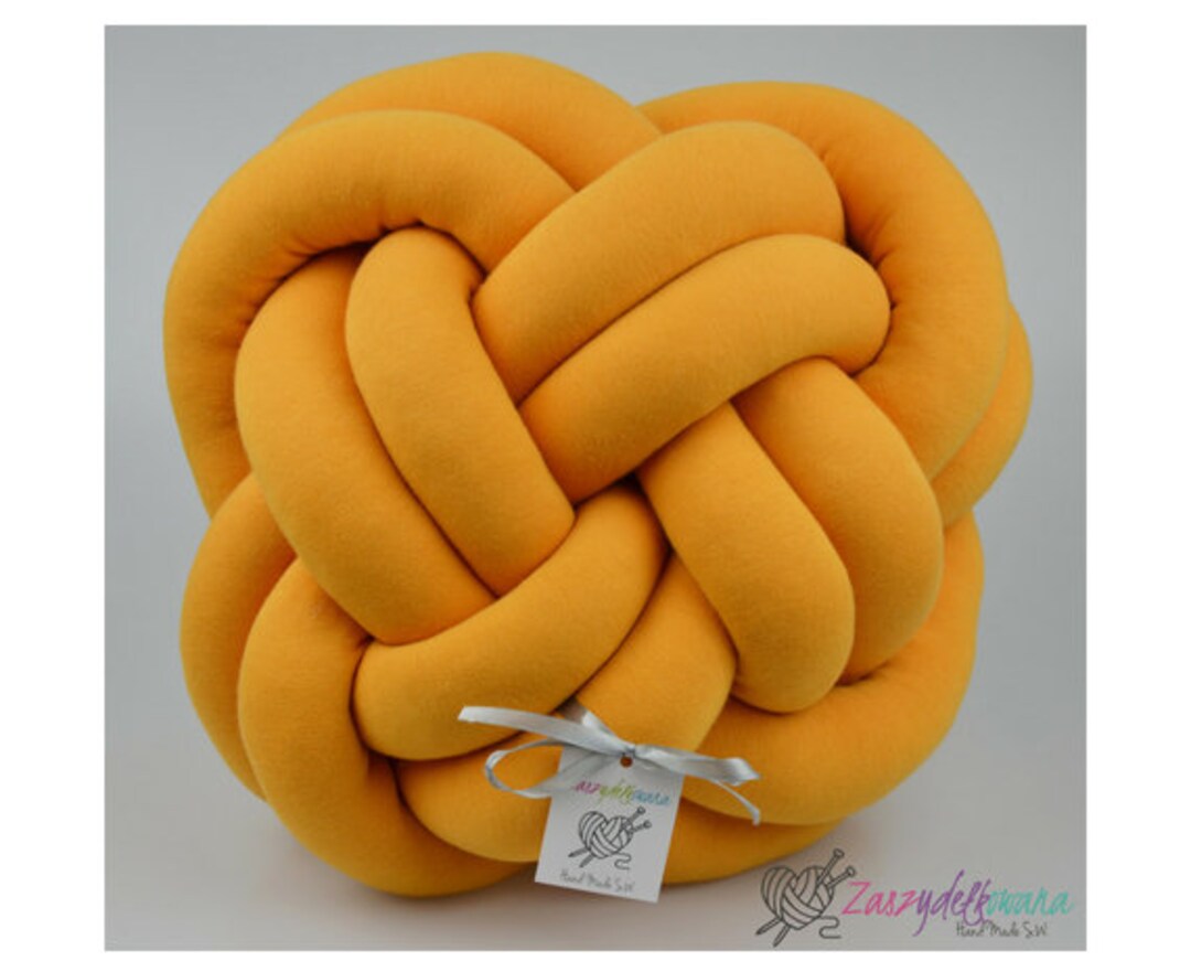 LARGE Knot Pillow Knot Cushion Pillow Decorative Cushion Etsy