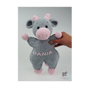 Baby amigurumi Cow Crochet Cow and Crochet toy for a newborn or child gift Newborn shower gift or photo session Amigurumi Cow Many colors