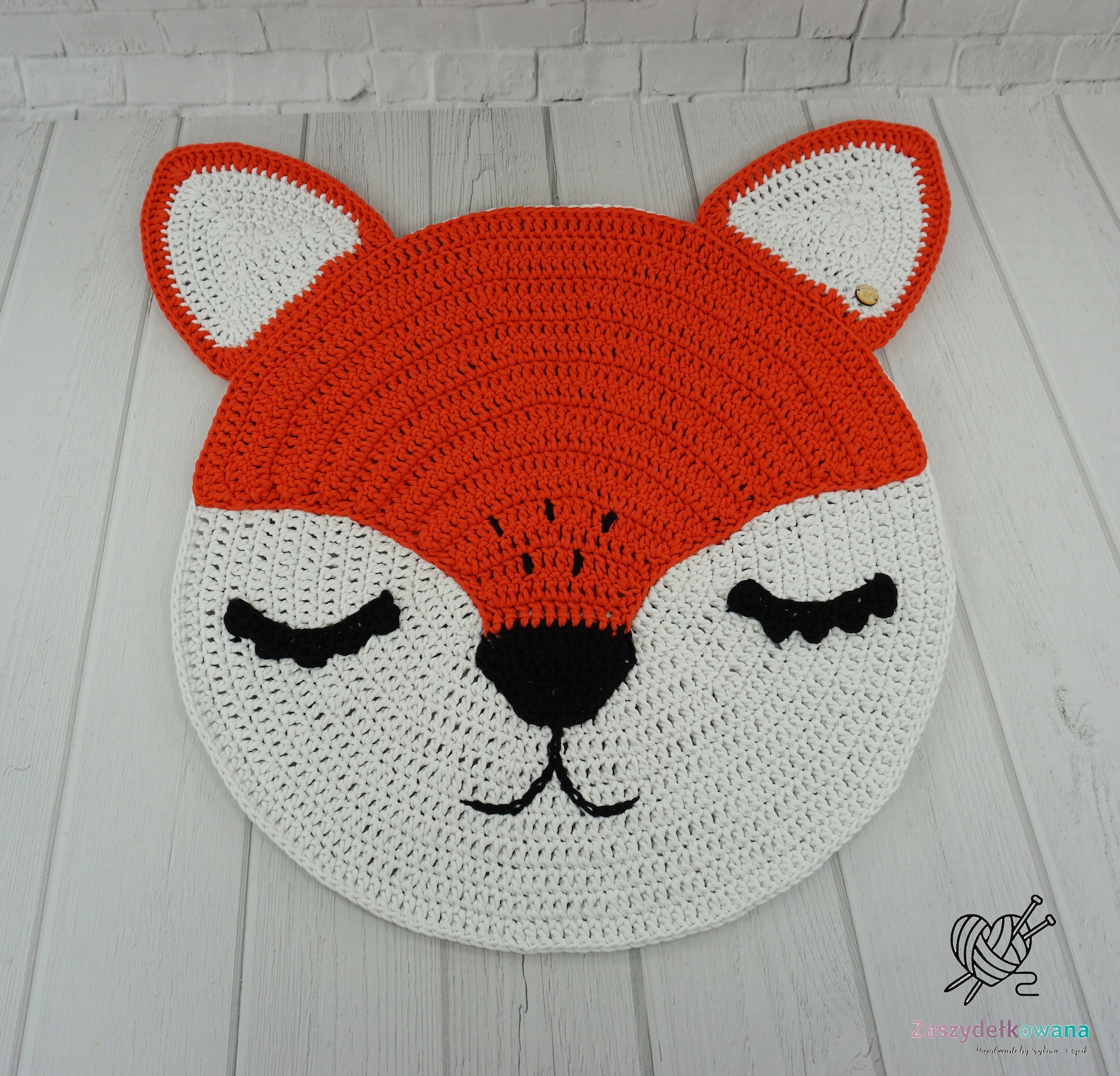 Fox Rug for Baby Room Fox Nursery Rug Woodland Nursery Decor Etsy