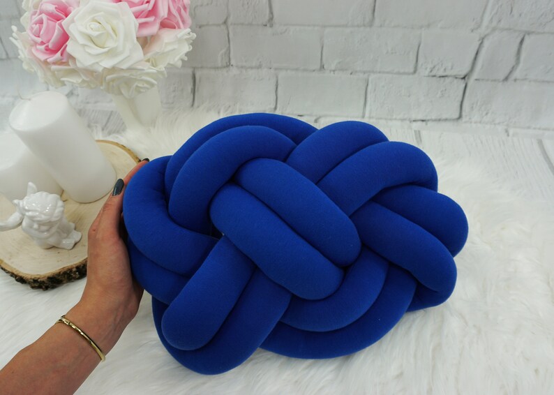 LARGE Knot Pillow Knot Cushion Decorative Pillow House Warming Etsy UK