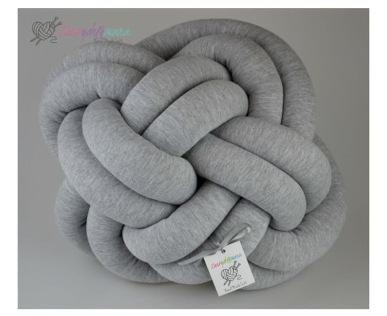 LARGE Knot Pillow Knot Cushion Decorative Cushion Throw Pillow Etsy
