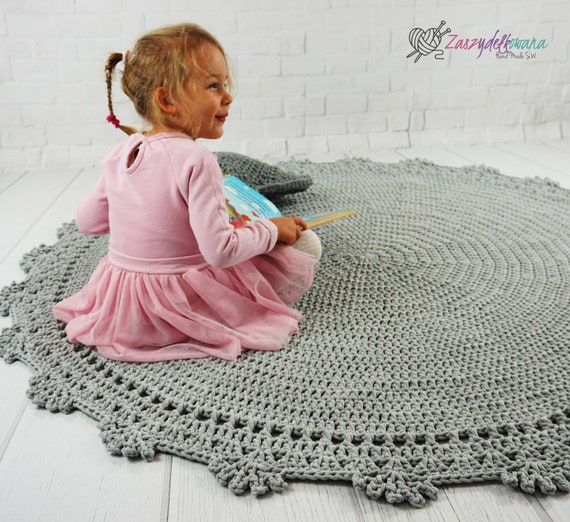 Tapis Au Crochet Rond Pour La Chambre De Bebe Fait Main Etsy Tapis Au Crochet Rond Pour La Chambre De Bebe Fait Main Etsy