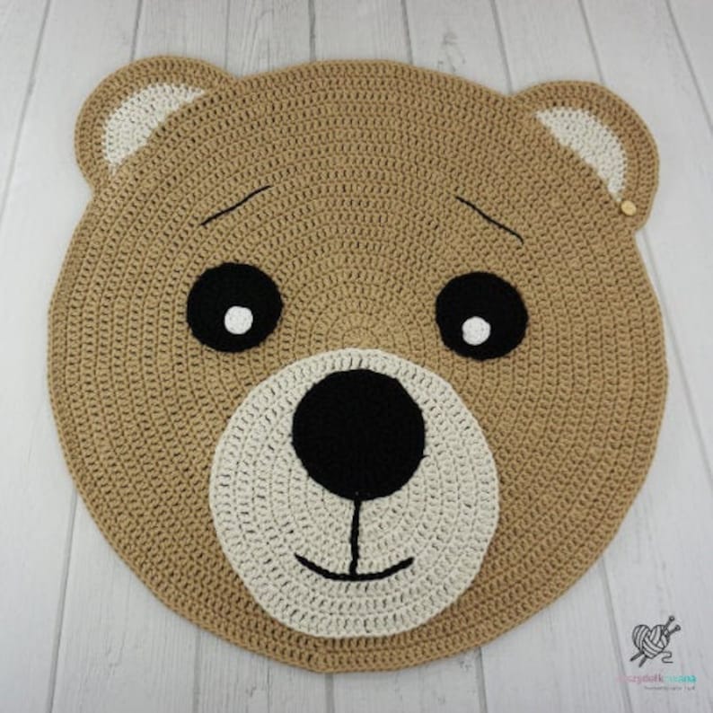 Classic Teddy Bear Rug Gray Teddy Round Rug Bear Nursery Rug Etsy
