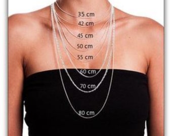 Cadena de plata para mujer, roble plateado para colgante, cadena de serpiente, cadena gargantilla de plata, collar de plata, collar de plata para mujer