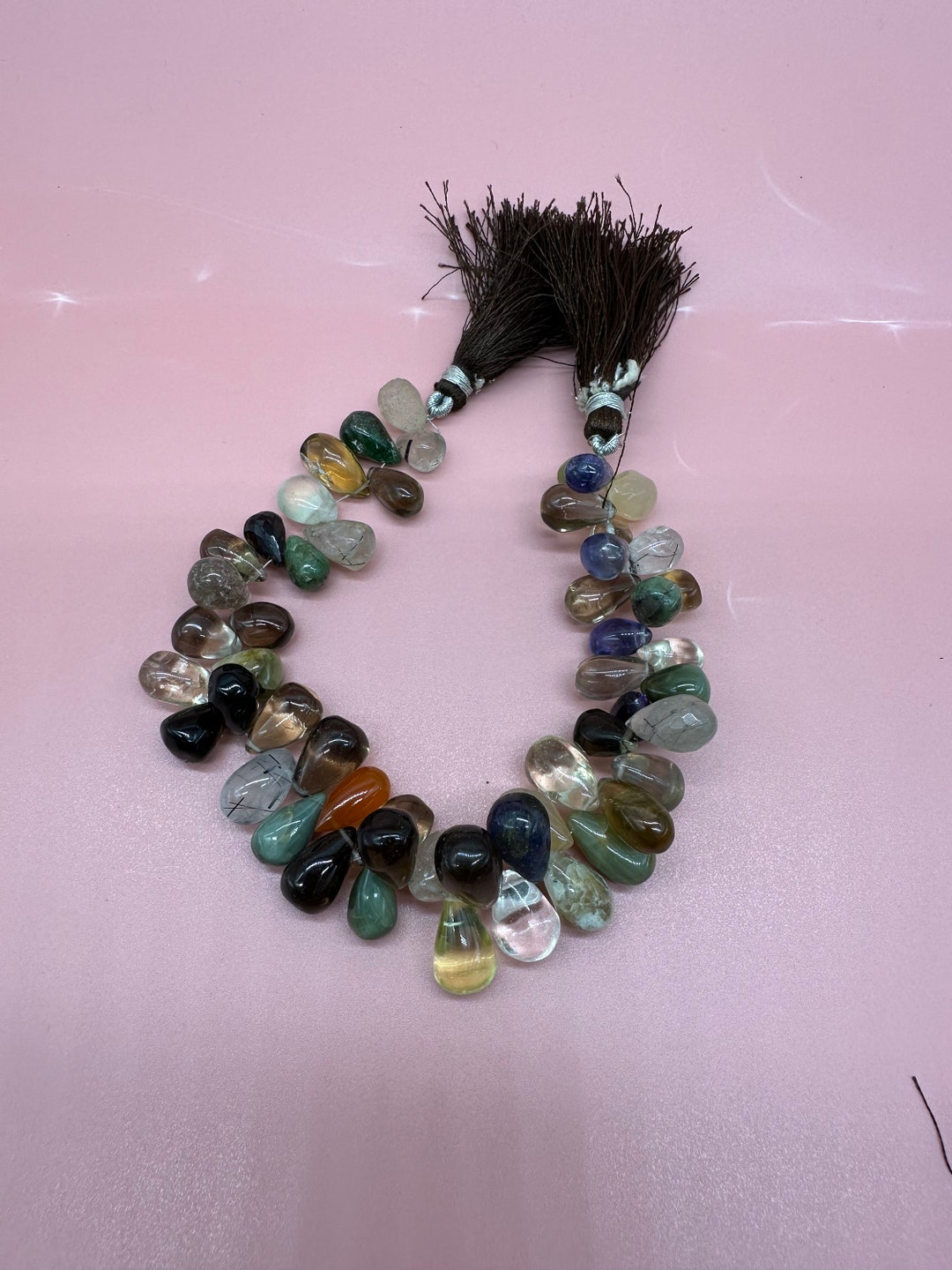 2 Perles En Quartz Rose Goutte 16x12mm - EAN 4558550027306 - Neuf
