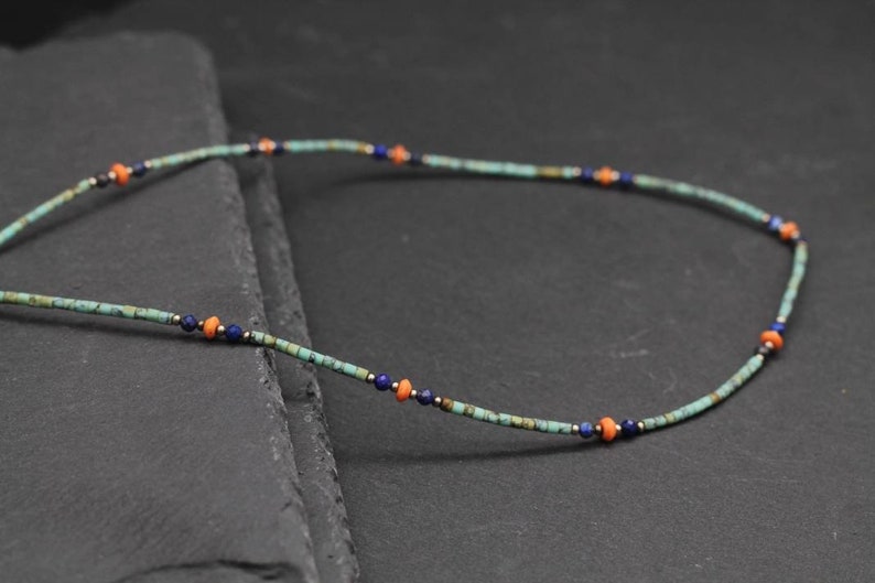 natural tiny pearl necklace tiny pearl necklace and lapis lazuli fine pearl necklace