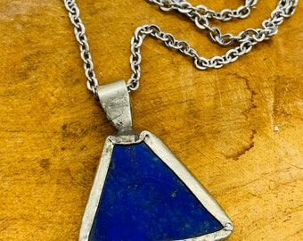 Nataturtelle stone pendant lapis lazuli, semi-precious stone necklace, lapis lazuli, natural stone bojoux