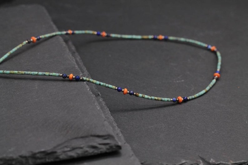 natural tiny pearl necklace tiny pearl necklace and lapis lazuli fine pearl necklace