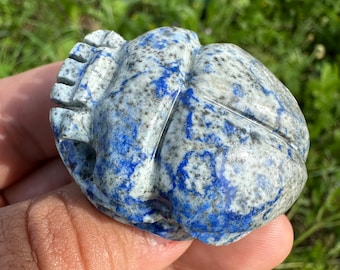 Lapis Lazuli Scarab Natural Stone Scarab Egyptian Scarab Scarab Blue Stone Egyptian Scarab Egyptian Stone Scarab Etsy