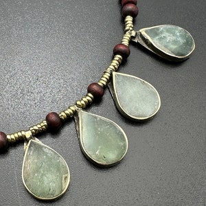 Collier pendentif ethnique collier femme collier tribal bijoux ethnique serpentine image 3