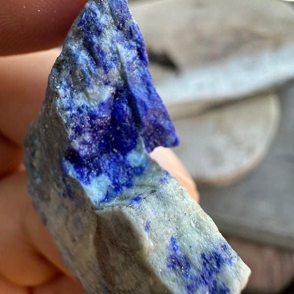 Raw lapis lazuli / raw lapis lazuli stone from Badakhshan / natural lapis lazuli stone / blue lapis lazuli