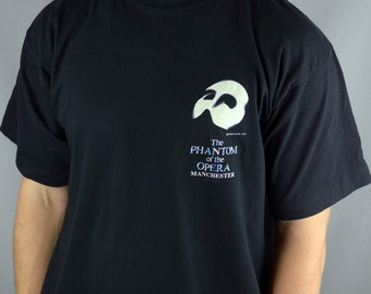 Vintage The Phantom Of The Opera 1988 t shirt (Single stitch, Glow in the dark)