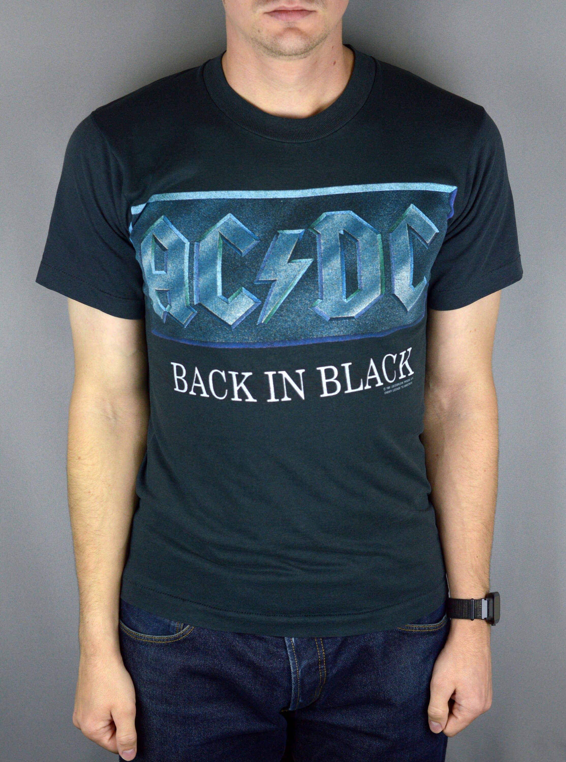 Vintage AC DC Back in Black 1991 T 