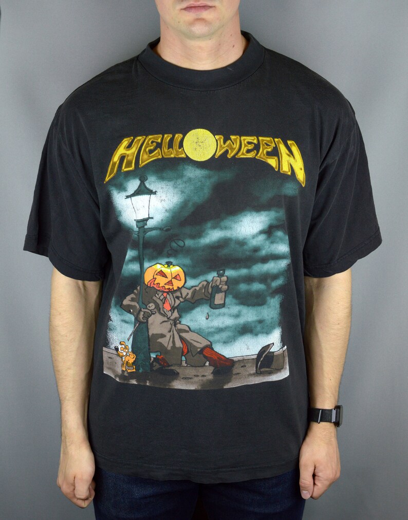 Vintage Helloween Master Ring World Tour 94 95 t shirt image 1