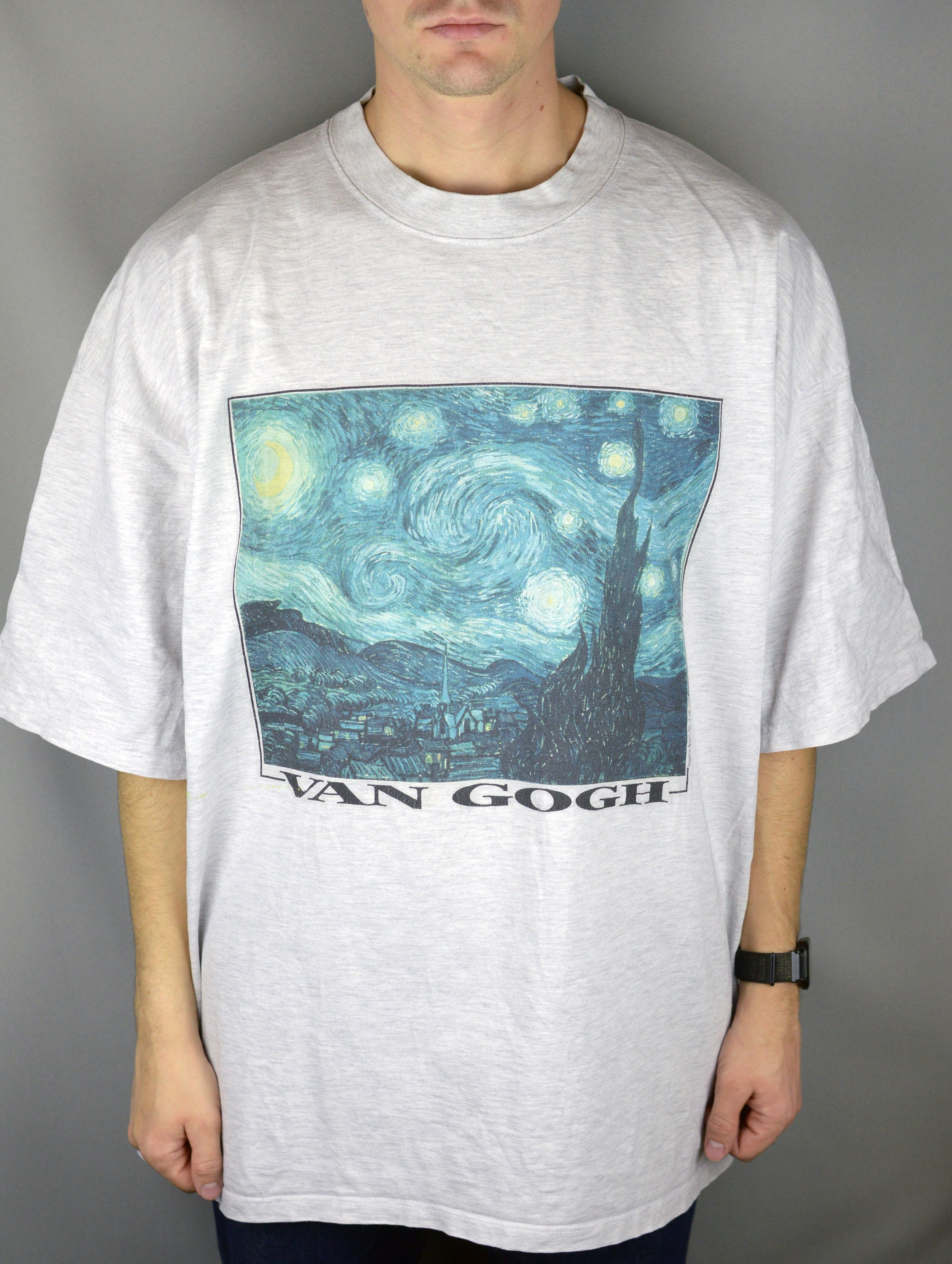 5☆大好評 Vincent Van Gogh Starry Night Tシャツ ゴッホ