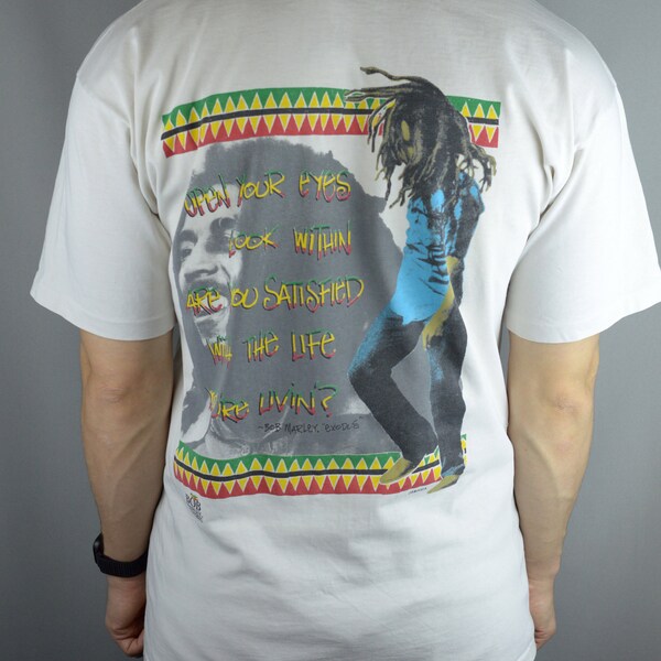 T-shirt Officiel Bob Marley - Exodus Movement Of Jah People - Homme Noir