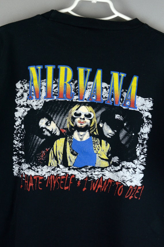 Vintage Nirvana Kurt Cobain 90s t shirt - image 4