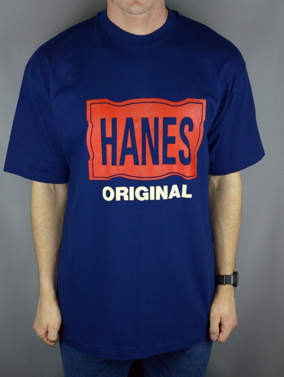 Vintage Hanes Original 90s T Shirt single Stitch Made in USA