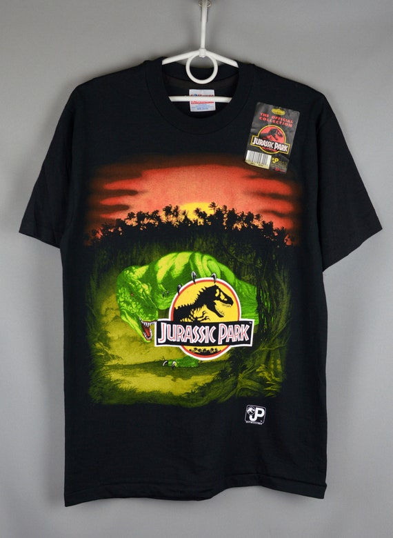 Vintage Jurassic Park 1993 T Rex Promo T Shirt single Stitch