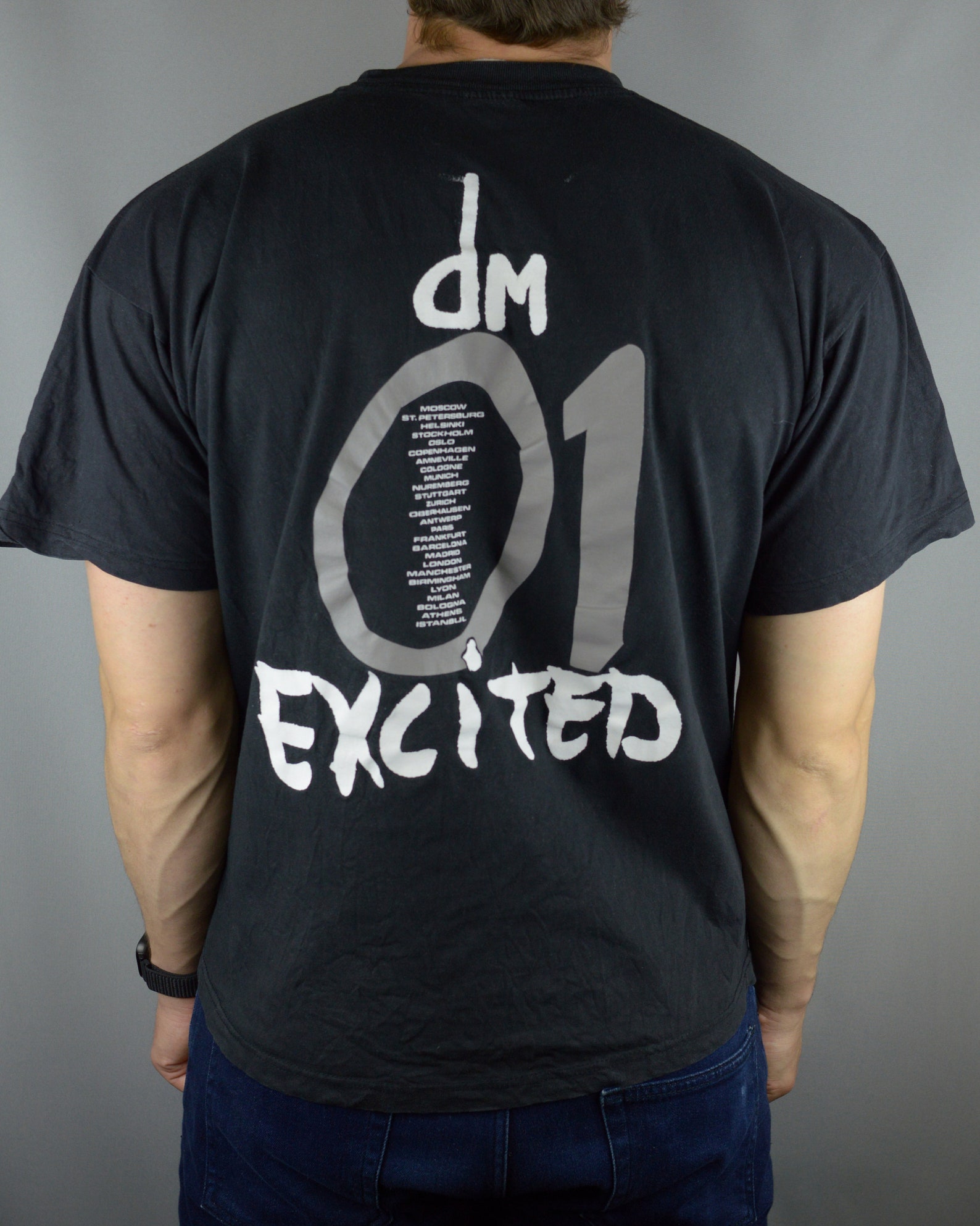 Tshirt vintage Depeche Mode Exciter 2001 Etsy France