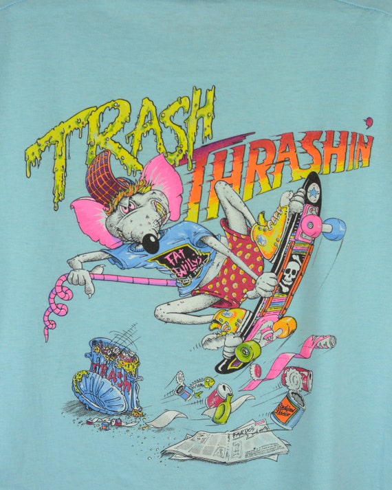 Vintage Trash Thrashin 80s t shirt View 3