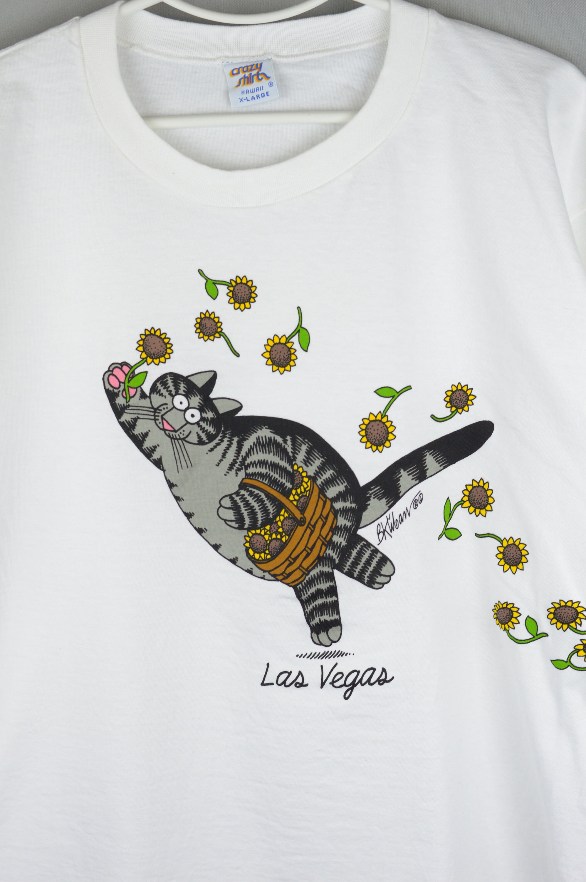 Vintage, Tops, Vintage White Cat Las Vegas Pullover Sweater