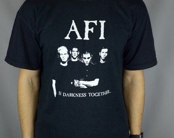 Vintage AFI In Darkness Together 90s t shirt