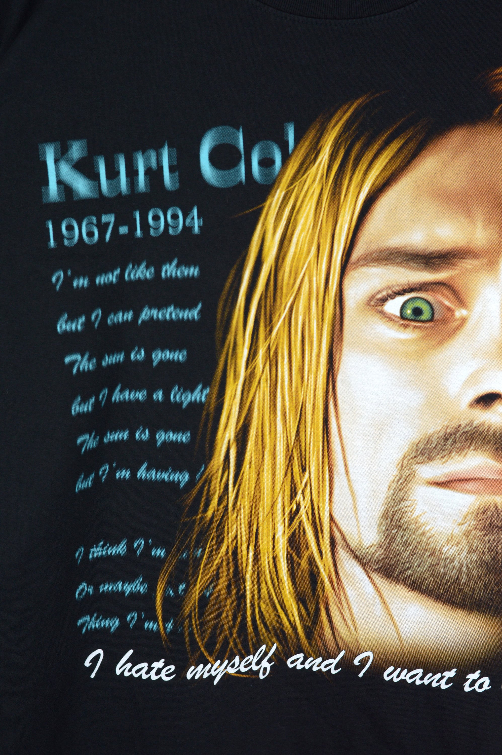 Vintage Kurt Cobain I Hate Myself and Want to Die Nirvana 90s - Etsy