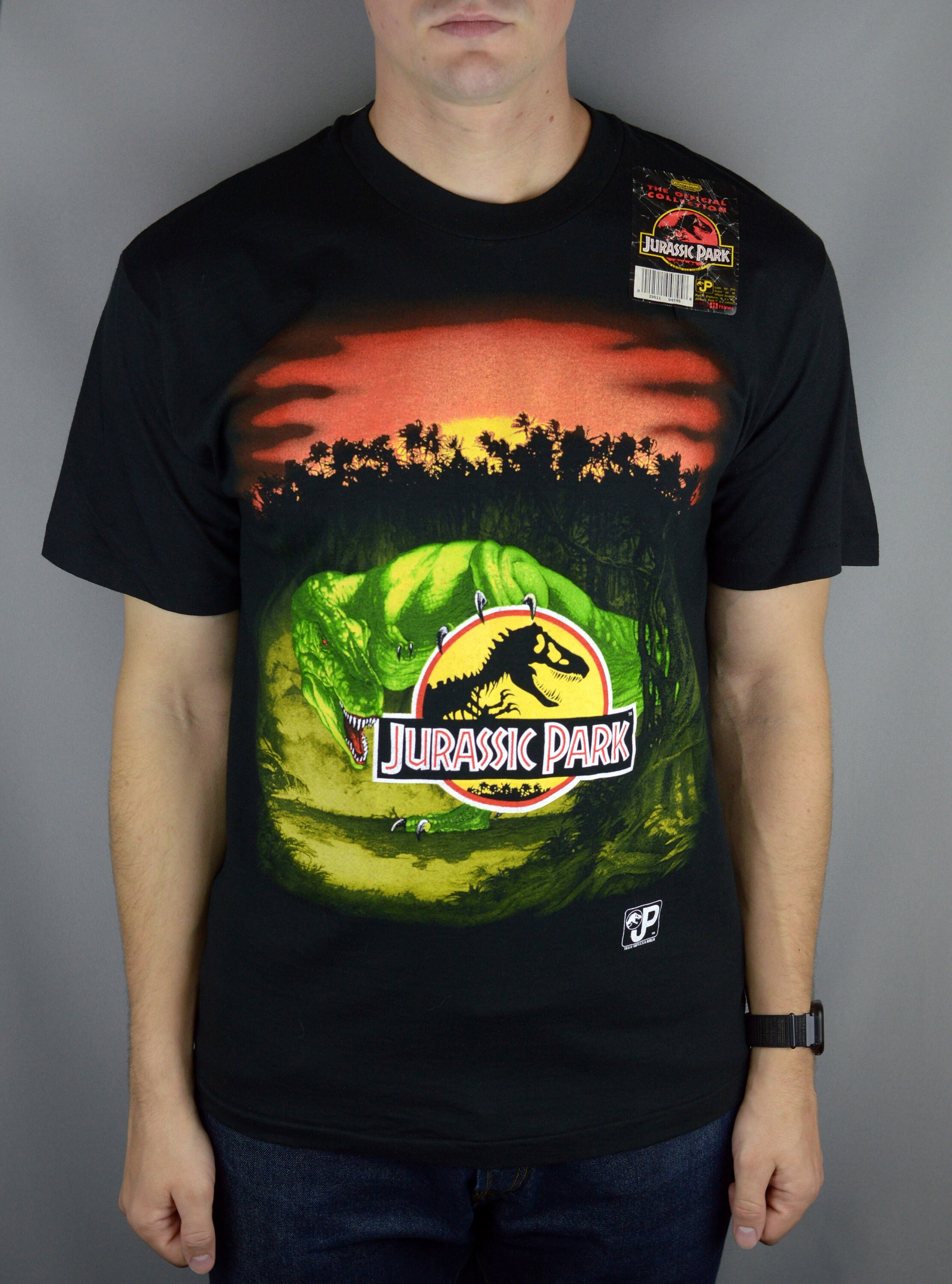 Vintage Jurassic Park T Rex 1993 T Shirt L made in USA - Etsy