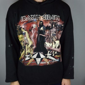 Vintage Iron Maiden Dance Of Death Kapuzenpullover