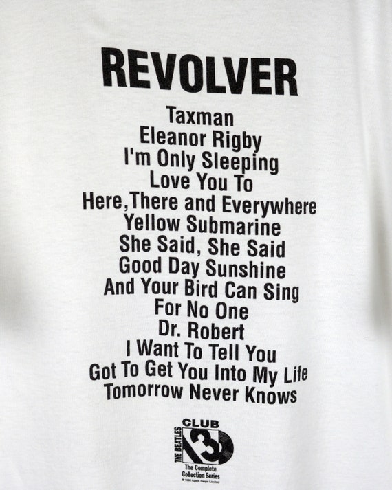 Vintage the Beatles Revolver 90s T Shirt - Etsy