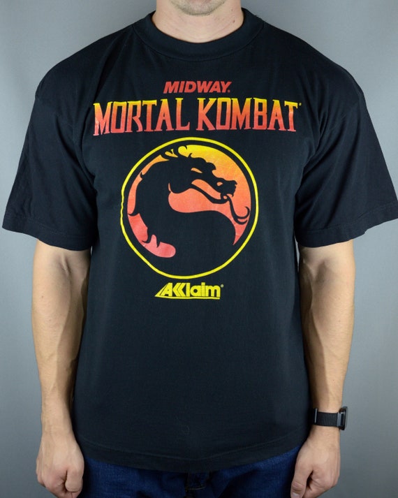 Vintage Mortal Kombat Midway Acclaim 90s t shirt