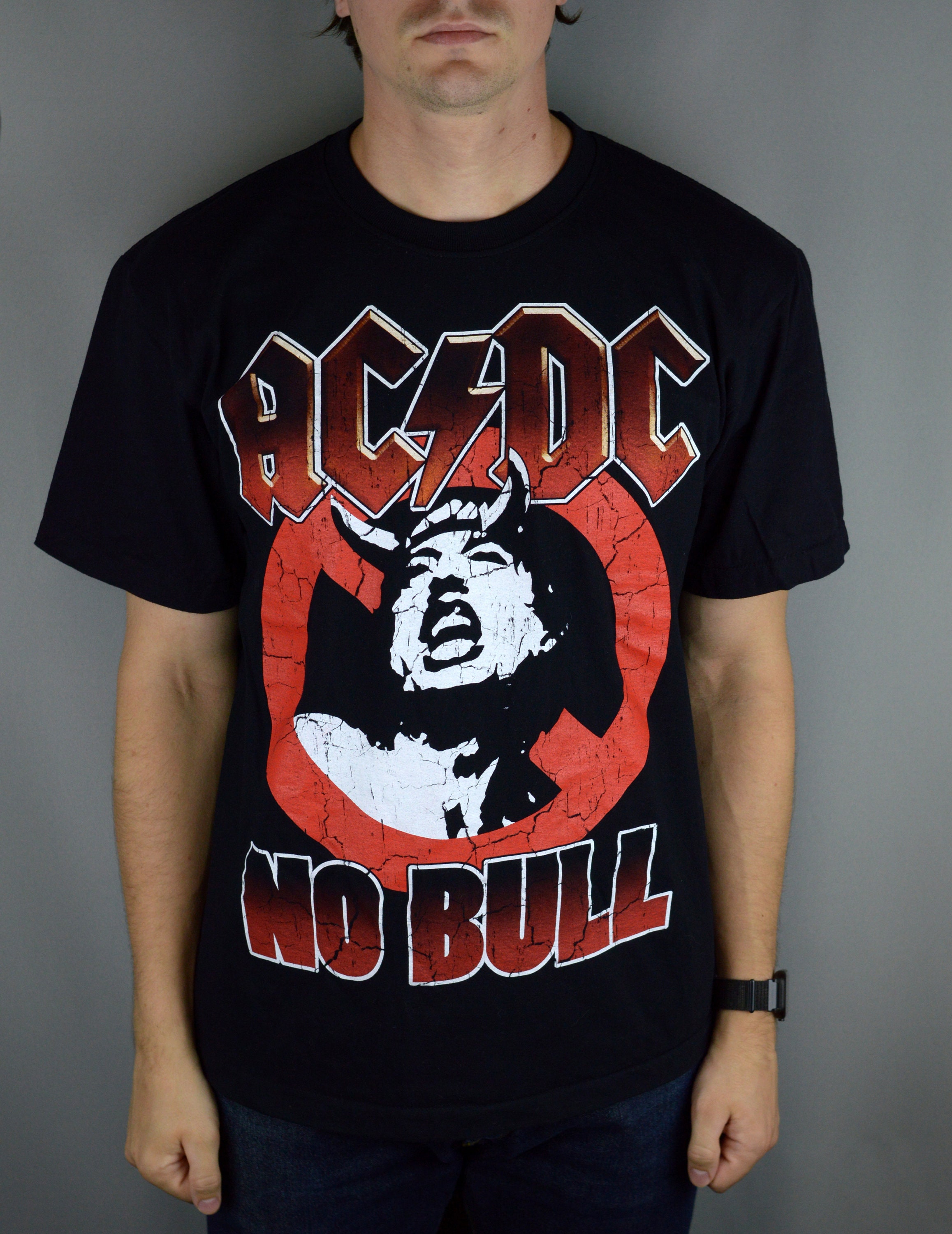 Vintage AC DC No Bull 90s T Shirt single Stitch