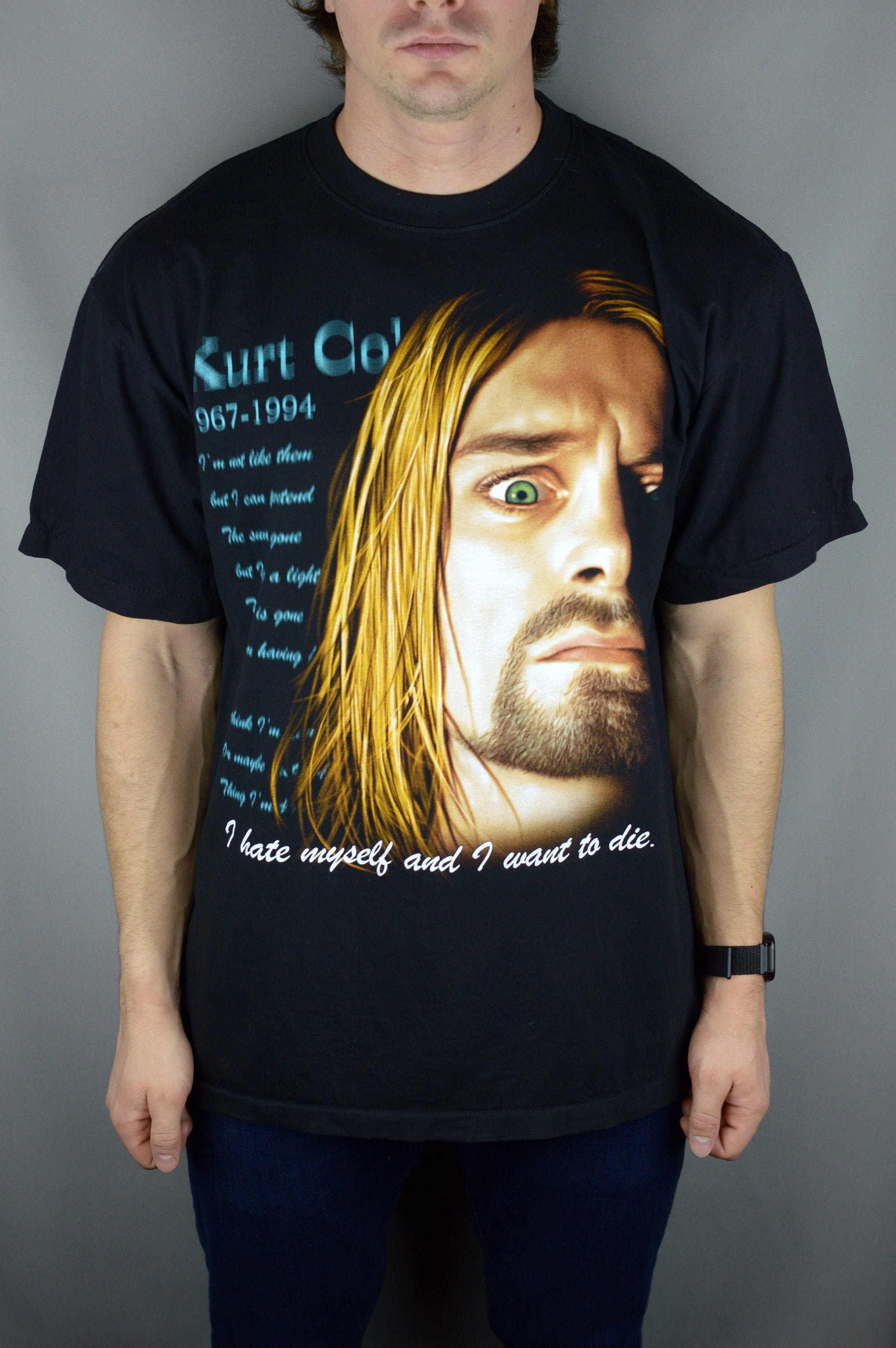 Vintage Kurt Cobain I Hate Myself and 
